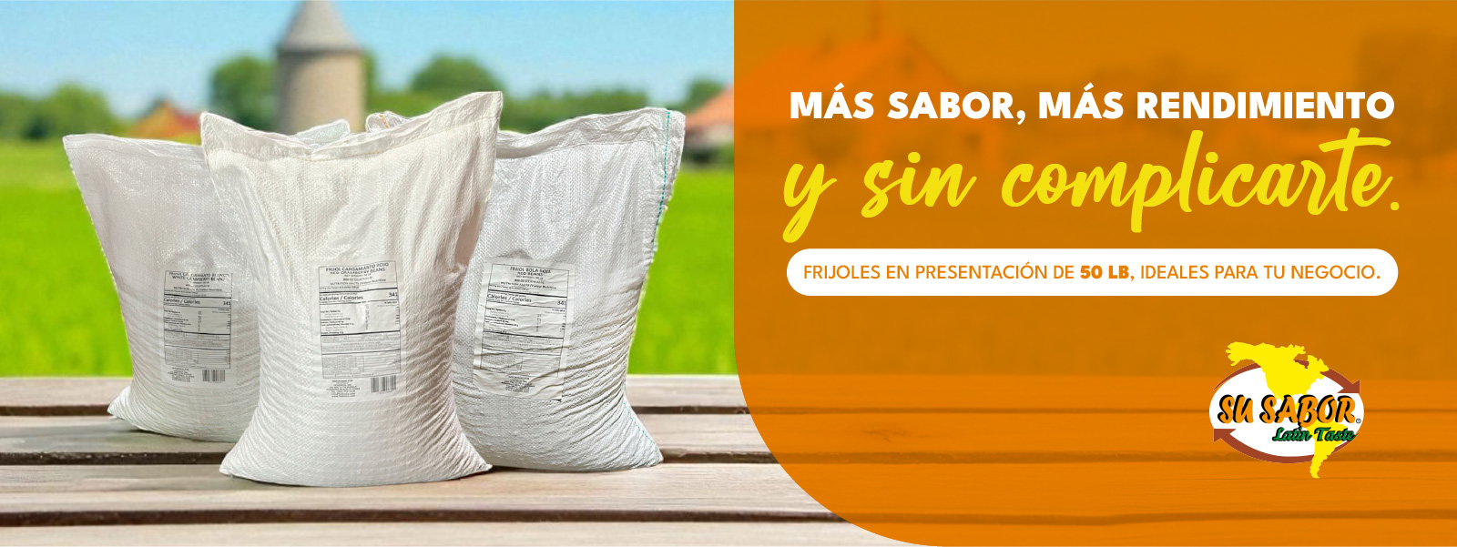 Frijoles su sabor