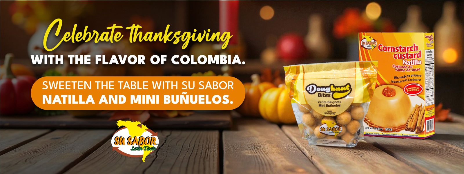 Celebrate Thanksgiving with the flavor of Colombia.