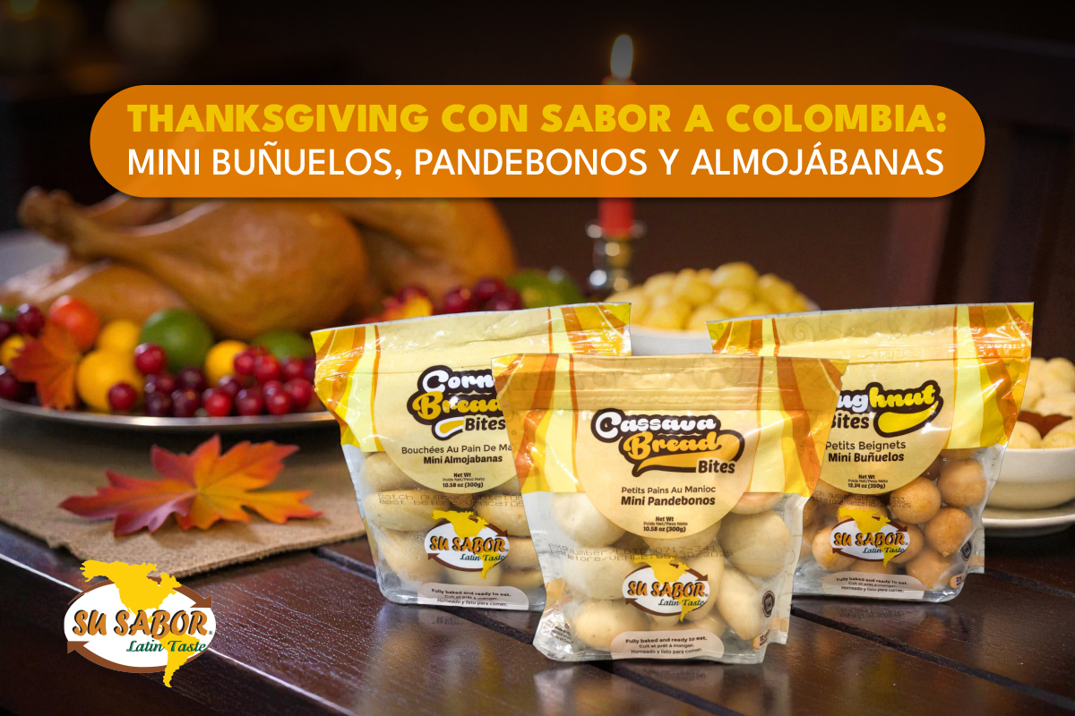 Thanksgiving con sabor a Colombia: Mini Buñuelos, Pandebonos y Almojábanas