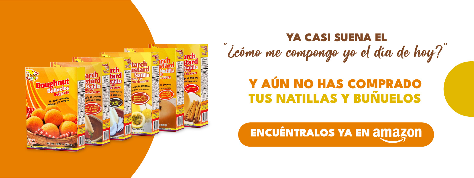 Buñuelos y natillas su sabor