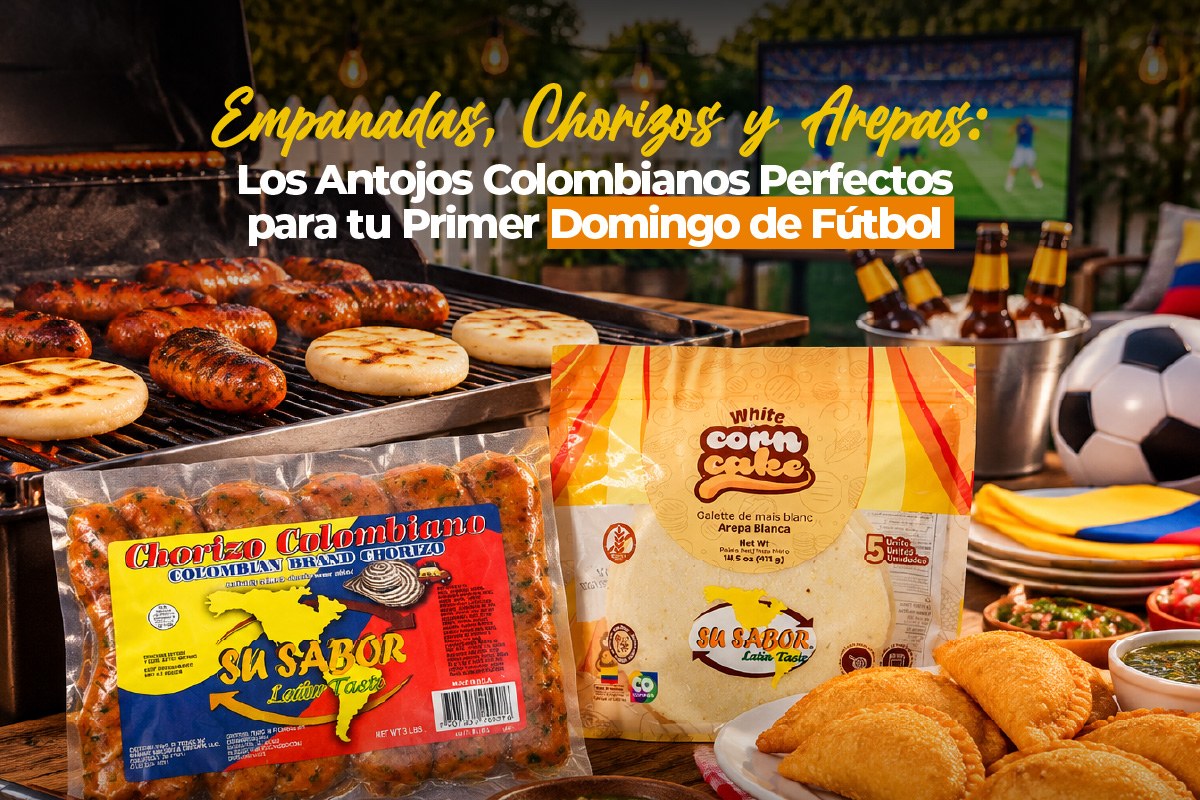 Empanadas, Chorizos y Arepas: Los Antojos Colombianos Perfectos para tu Primer Domingo de Fútbol